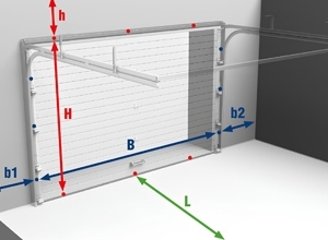 Замер проема ворот, рольставней, шлагбаумов в Луганске | Мир Ворот