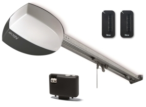 Автоматика для гаражных секционных ворот NICE SPIN23BDKCE (комплект)